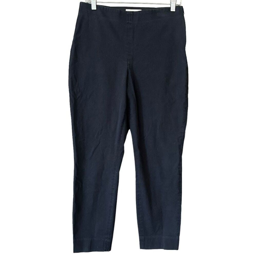 Everlane Black‎ Stretch Skinny Pull On Ankle Cropped Dress Pants Womens 12